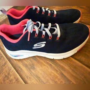 Navy Blue Athletic Shoes